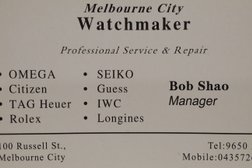 Melbourne City Watchmaker Photo